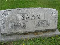 Saam, Fred M. and Helen M